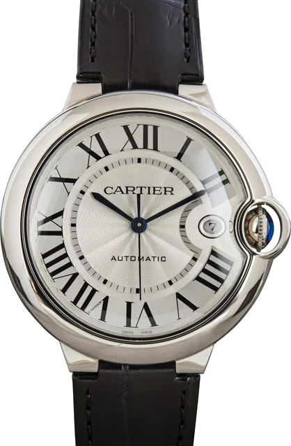 Cartier Ballon Bleu De Ref WSBB0039 Silver Roman Dial kol saati