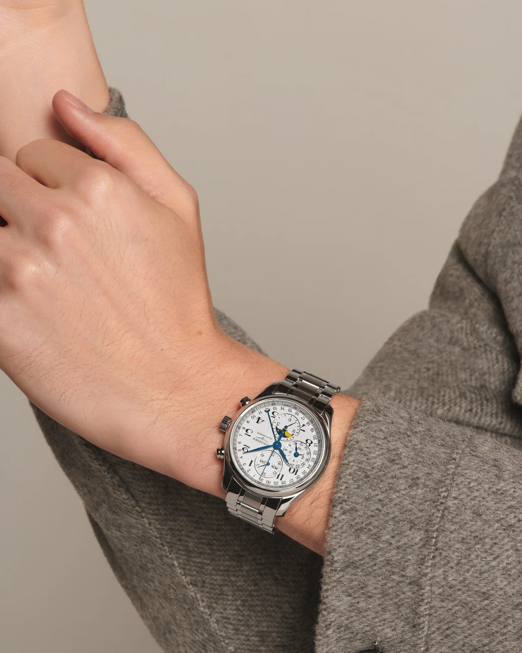 Longines Master Collection Chrono Moonphase L2.773.4.78.6 42 mm kol saati