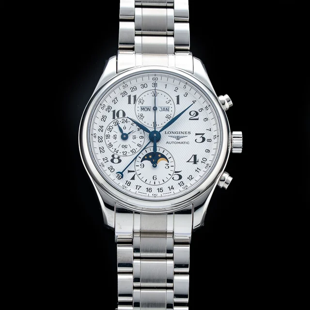 Longines Master Collection Chronograph Moonphases L2.773.4.78.6 210009N35770 kol saati