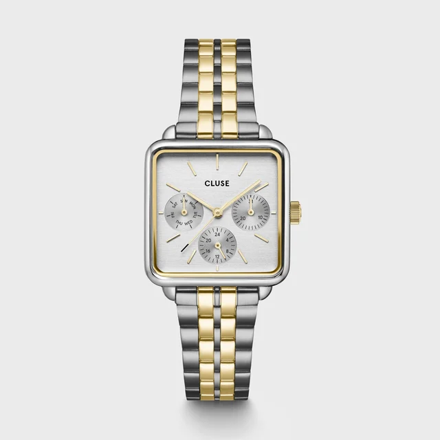 CLUSE Tétragone Multifunction Watch Steel, Two-Tone CW13803 kol saati