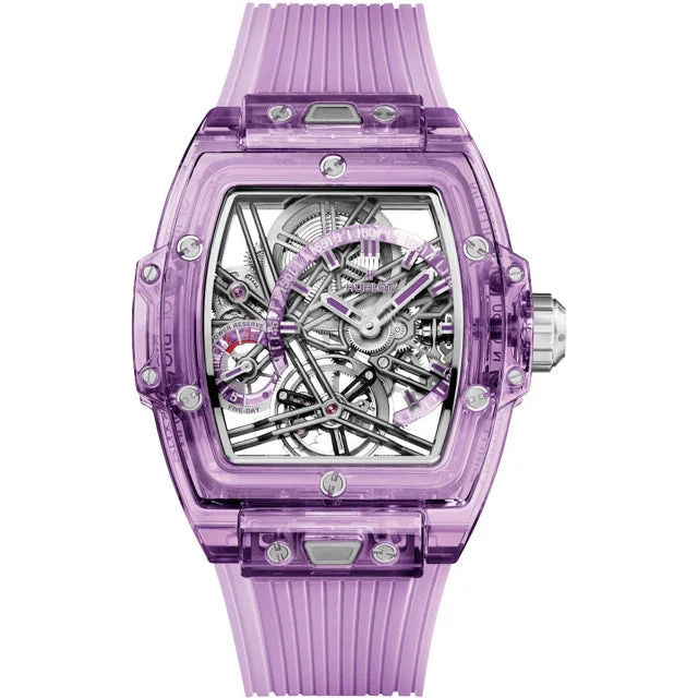 Hublot Spirit of Big Bang Tourbillon Purple Sapphire 42mm 645.JM.0120.RT kol saati