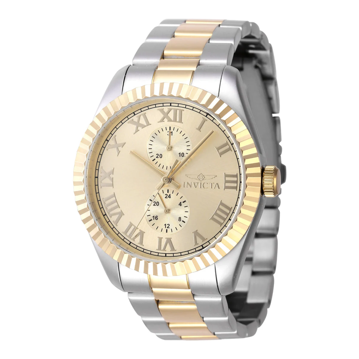 Invicta Specialty Belmont Watch - 43mm. Gold, Steel (47428) 43 mm kol saati