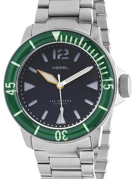 Hemel Automatic Dive Watch with Luminous Bezel and AR Sapphire Crystal #HD1-03 kol saati