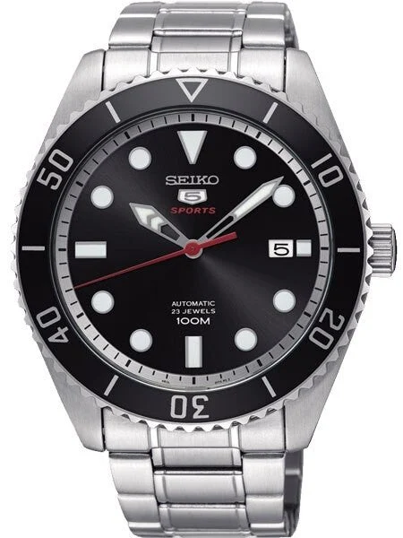 Seiko Sports 5, 4R35 Automatic Watch with Date Window #SRPB91J1 44 mm kol saati