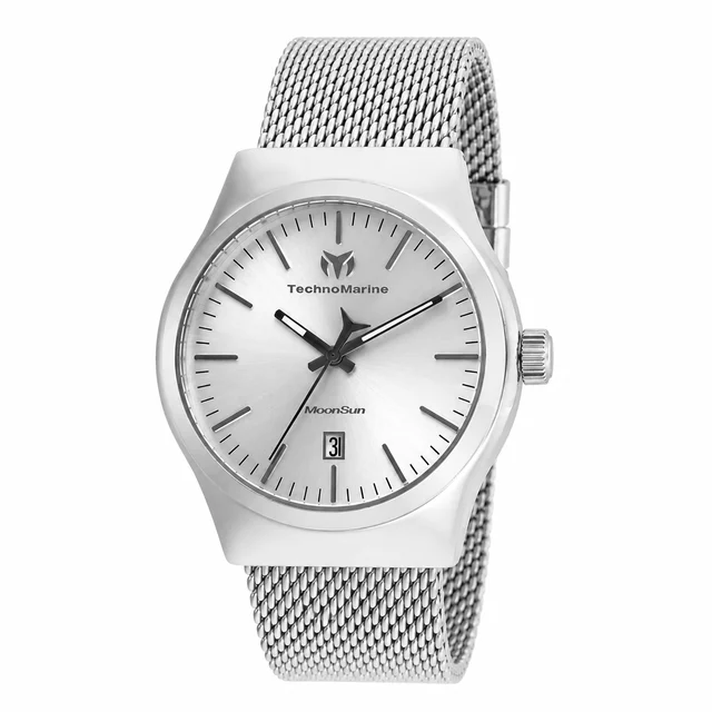 Invicta TechnoMarine MoonSun Watch - 40mm. Steel (TM-117017) kol saati