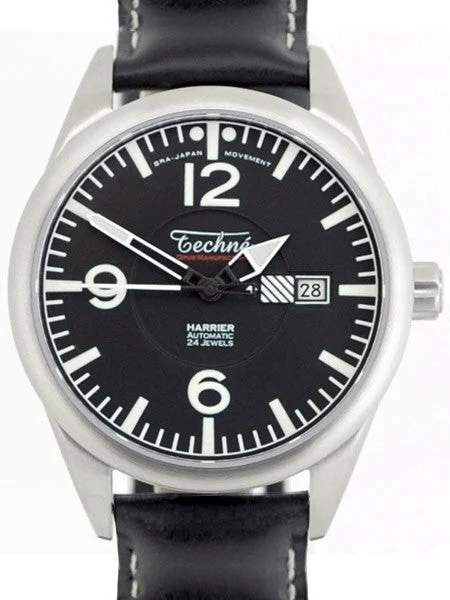 Techne Automatic 41mm Harrier Aviator Watch with Anti-Reflective Sapphire Crystal #363.051