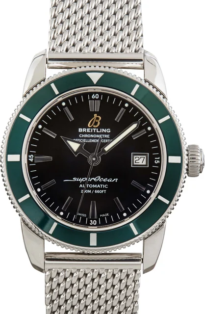 Breitling Superocean Heritage 42 Green Bezel A1732136/BA61 kol saati