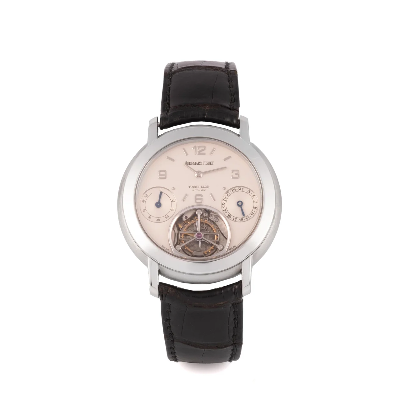 Audemars Piguet AUDEMARS PIGUET, REF. 25873, JULES AUDEMARS, POWER RESERVE, DATE, TOURBILLON, PLATINUM kol saati