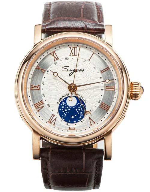 Sugess MoonPhase SU2108GZ kol saati