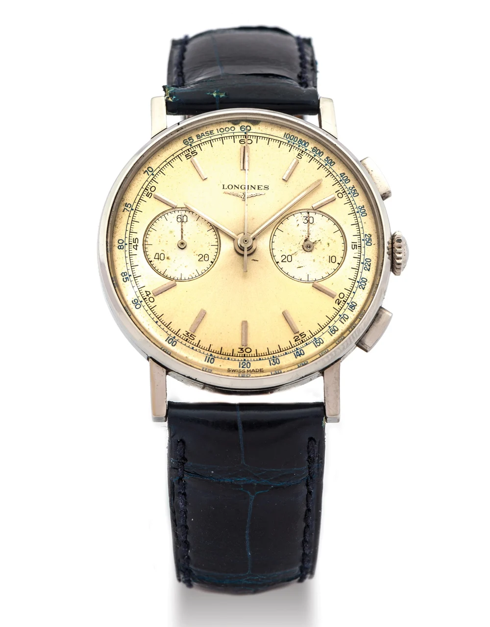 Longines Cal. 30CH Retour En Vol Chronograph Steel 7412-1 kol saati