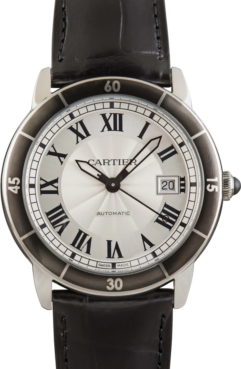 Cartier Ronde Croisiere De WSRN002 Stainless Steel 42 mm kol saati
