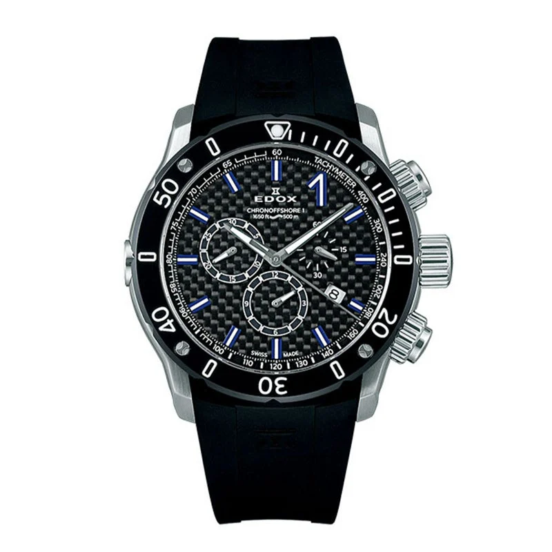 EDOX Chronorally 10221-3-NIBU2 45 mm kol saati