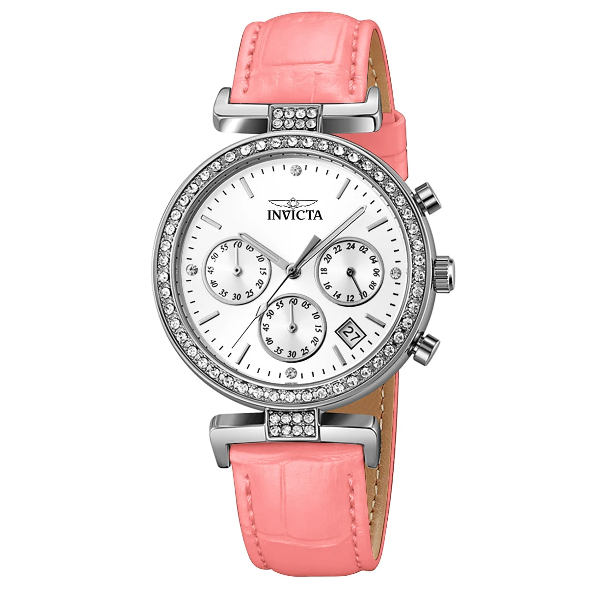 Invicta Celestial Watch - 38mm, Pink (70369) 38 mm kol saati