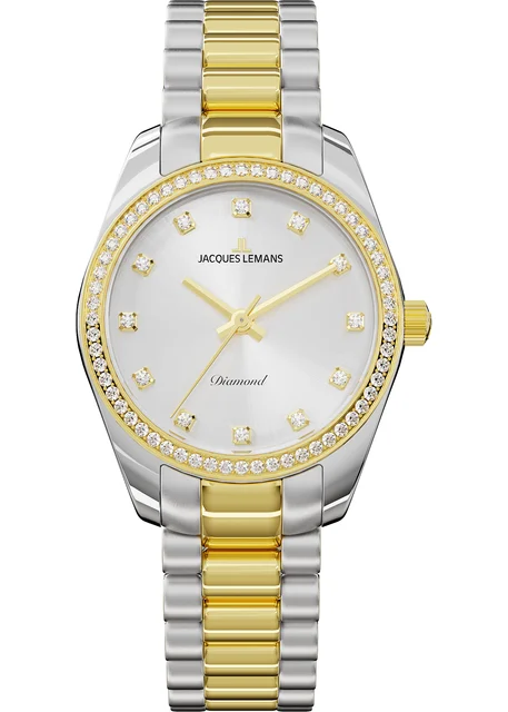 Jacques Lemans Diamond Watches D-11C kol saati