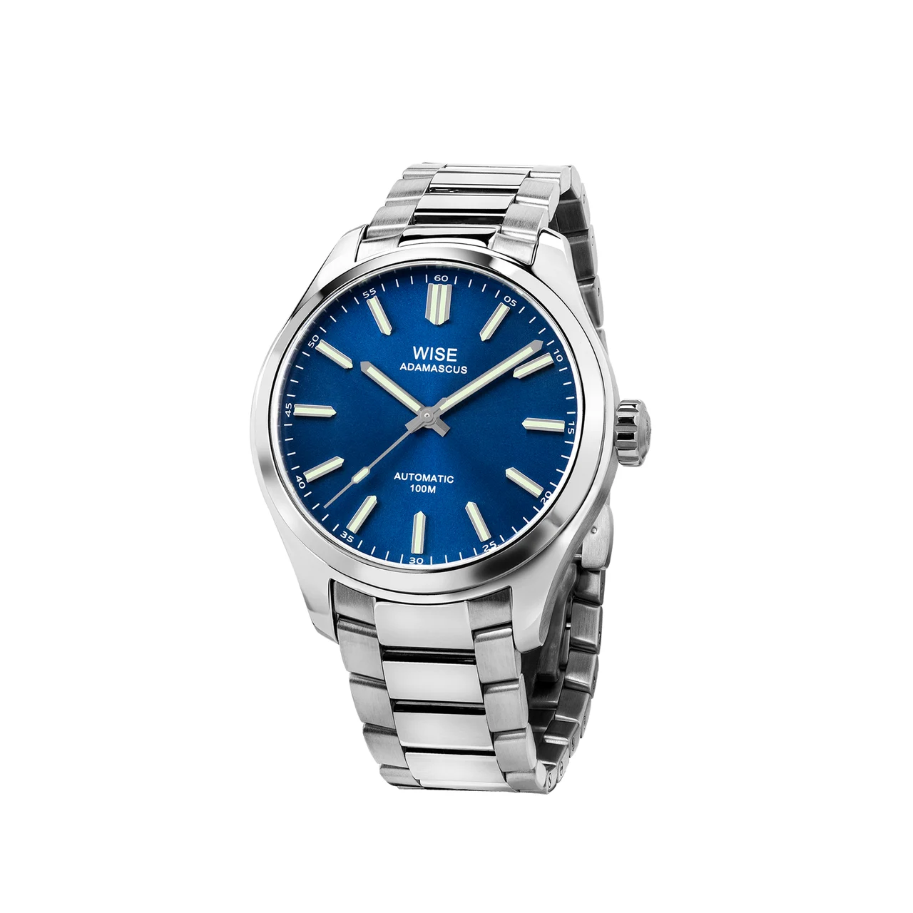 WISE ADAMASCUS AD932 Stainless 904L (39, 41 mm.) 41 mm kol saati