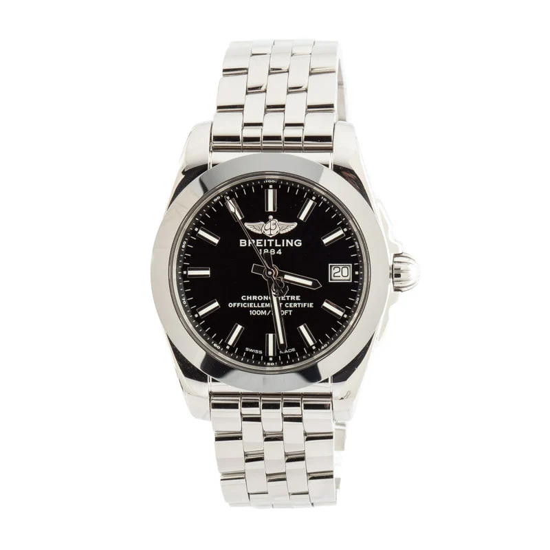 Breitling Galactic 36 Black Dial W7433012/BE08 36 mm kol saati