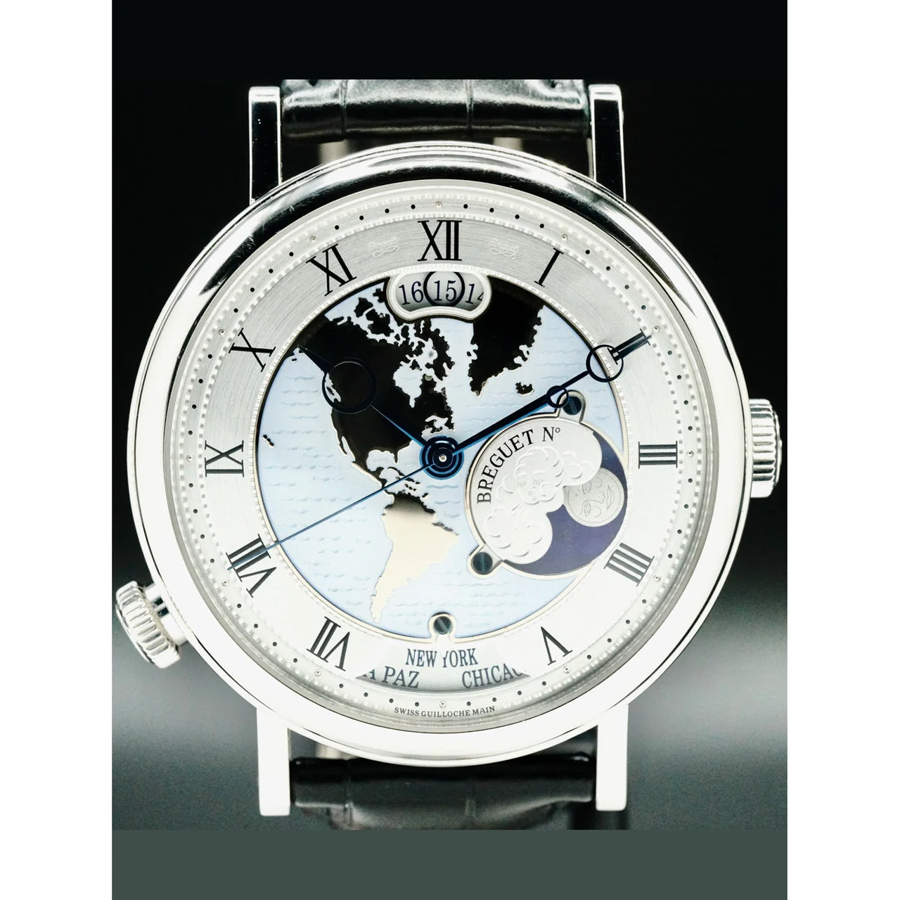 Breguet Classique Hora Mundi 210000054879 43 mm kol saati