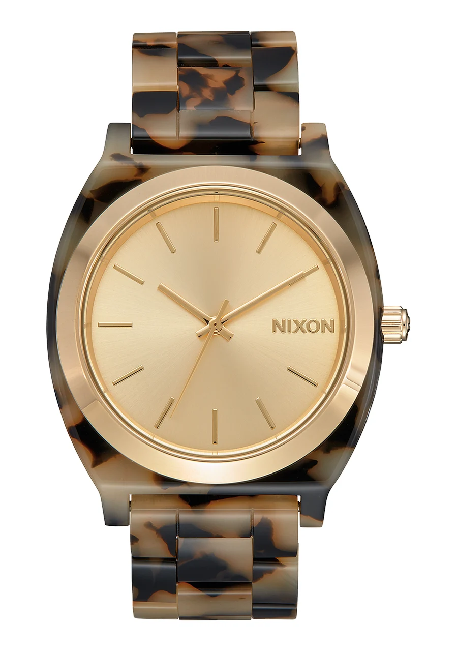 Nixon US Time Teller Acetate - Cream Tortoise A327-3346-00 40 mm kol saati