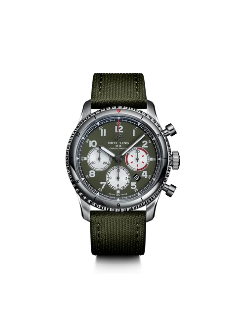 Breitling Aviator 8 B01 Chronograph 43 Curtiss Warhawk AB01192A1L1X1 kol saati