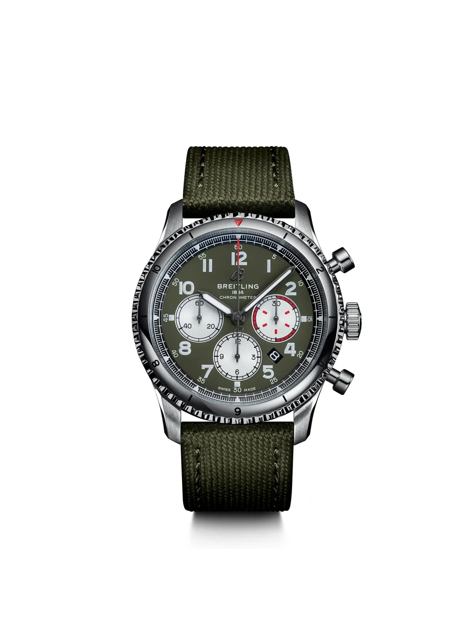 Breitling Aviator 8 B01 Chronograph 43 Curtiss Warhawk AB01192A1L1X1 43 mm kol saati