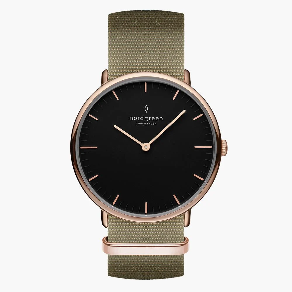 Nordgreen Native 36mm NR36RGNYAGBL 36 mm kol saati