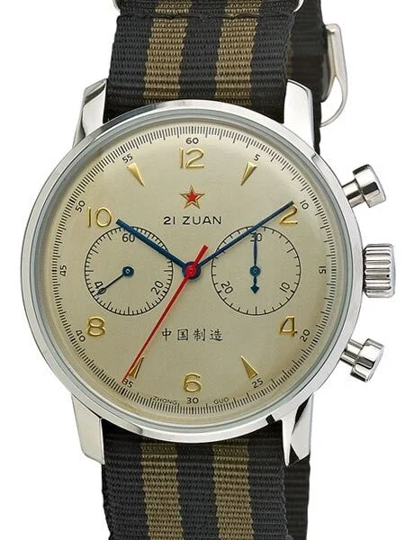 Seagull 1963 Scratch and Dent - Hand Wind Mechanical Chronograph with Sapphire Crystal #6488-2901C-S SND791 42 mm kol saati
