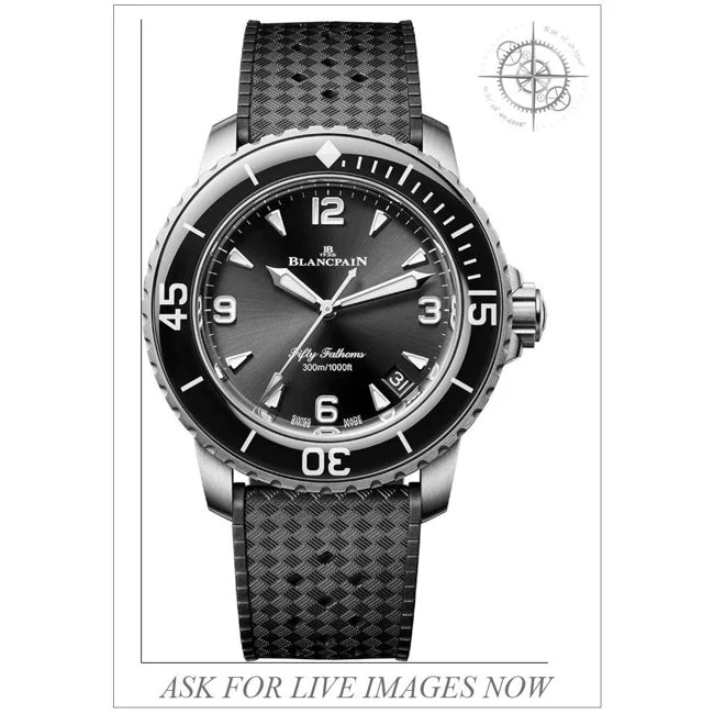 Blancpain Fifty Fathoms Automatic 42Mm Black Dial 210009N29826 42.3 mm kol saati