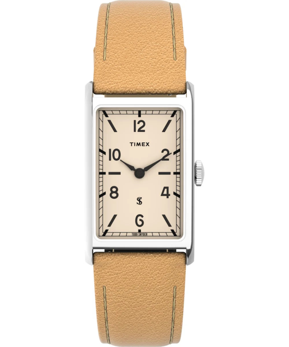Timex Todd Snyder x 1976 Lexington 21mm Leather Strap Watch TW3A02500 21 mm kol saati