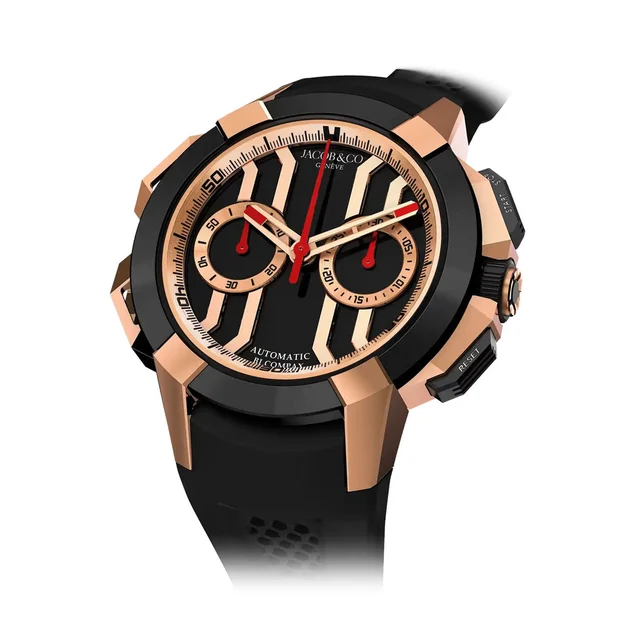 Jacob & Co. Jacob & Co. Epic X Chronograph Rose Gold Ceramic EC430.43.AB.AA.A kol saati
