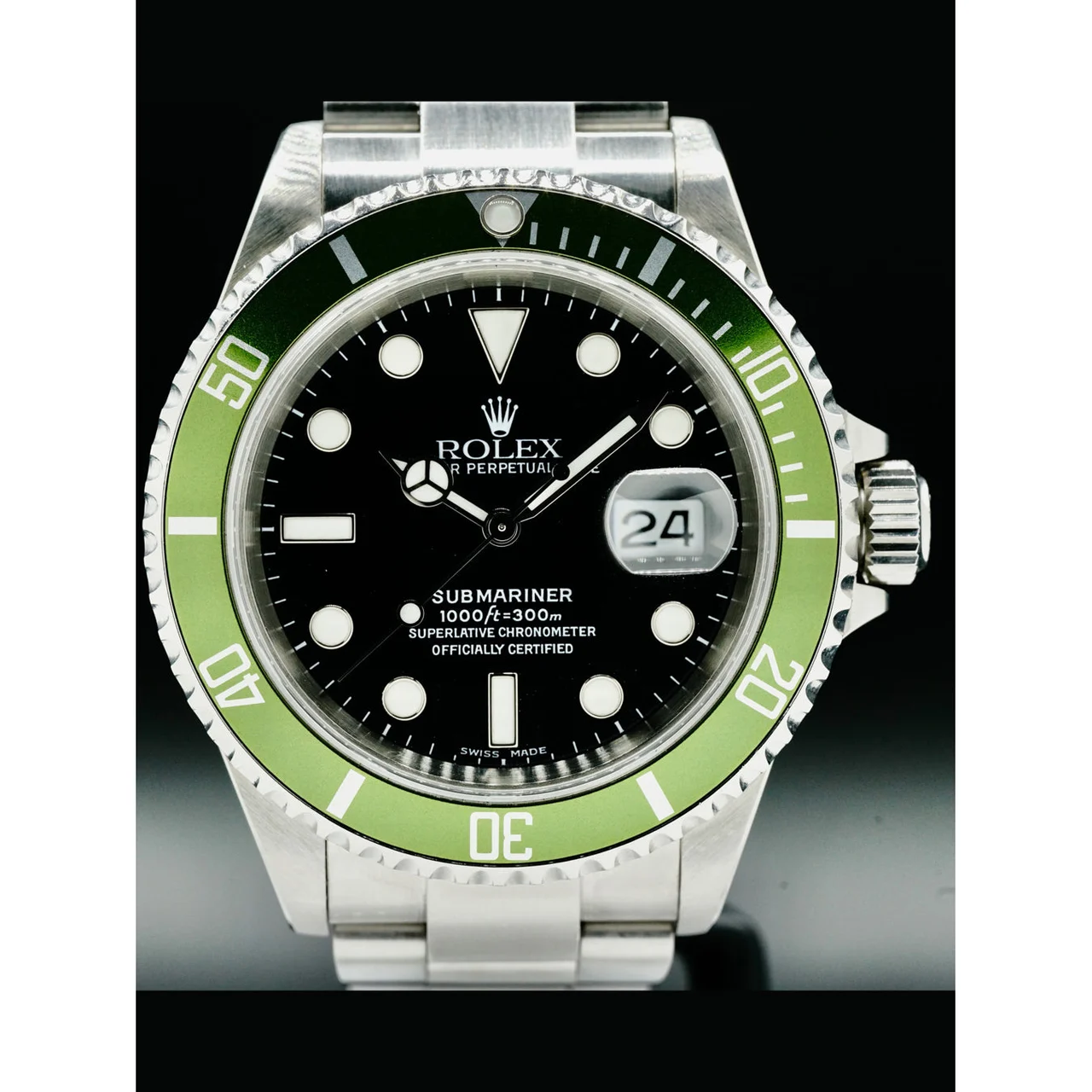 Rolex Submariner Kermit 50th Anniversary 116610LV 210000036835 40 mm kol saati