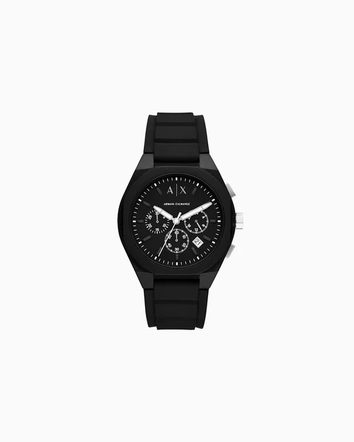 Armani Exchange Watch with silicone strap AX4161 kol saati