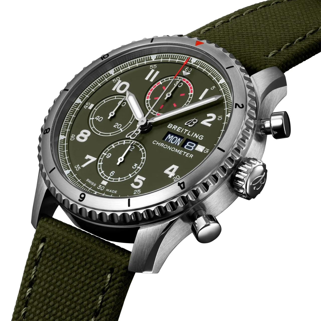 Breitling Aviator 8 Chronograph 43 Curtiss Warhawk A133161A1L1X1 43 mm kol saati