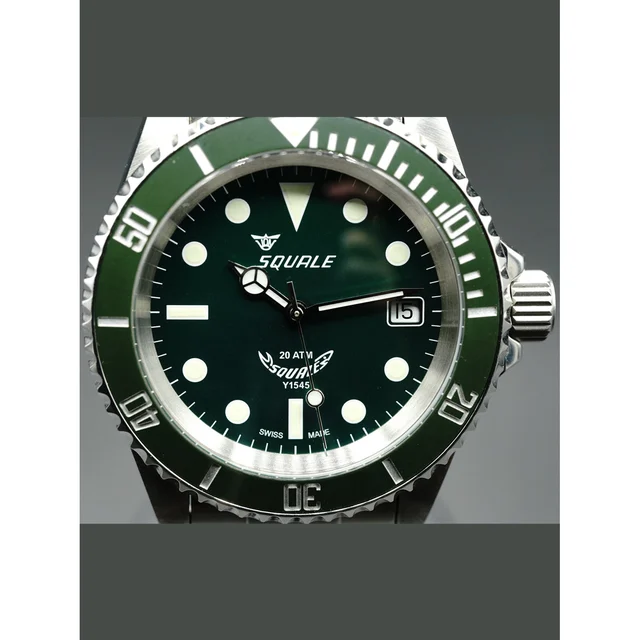 Squale Green Hulk 20 ATMOS MINT Ceramic 210000019287 kol saati
