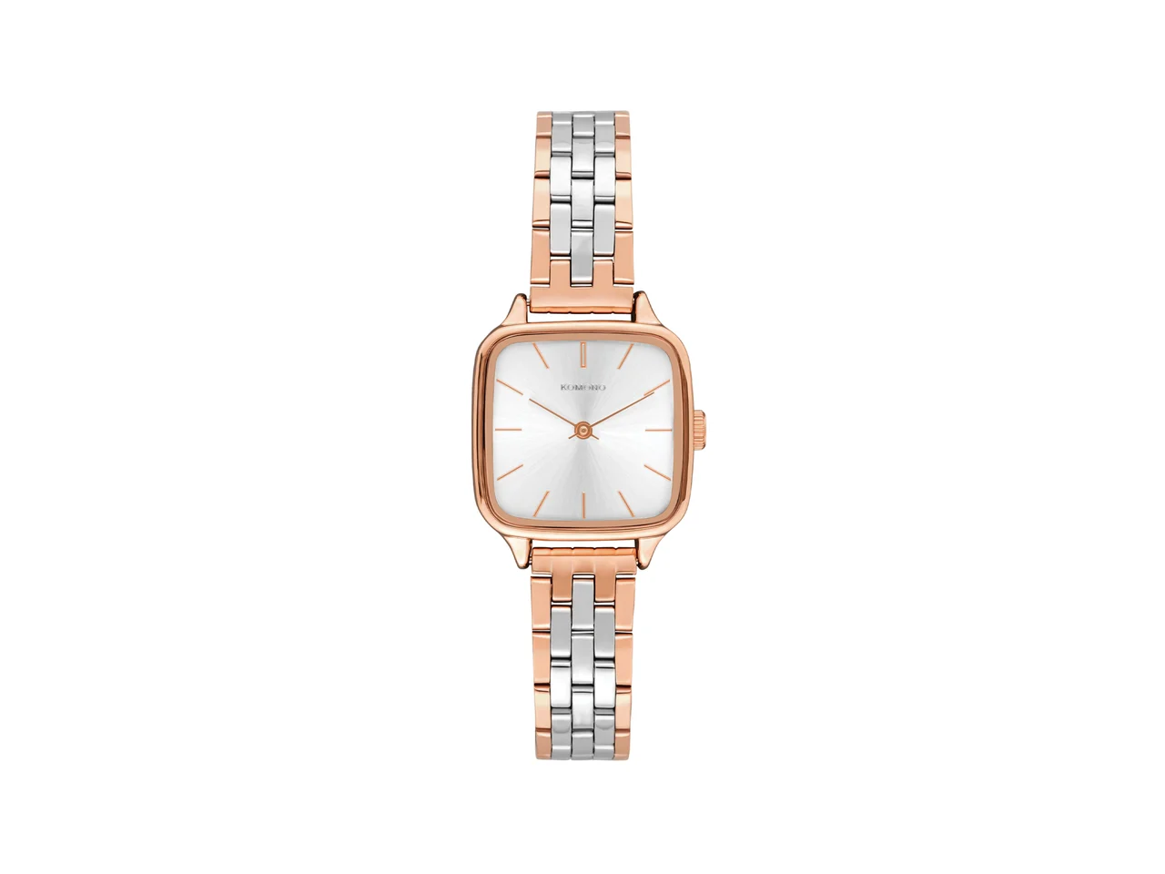 Komono Kate Estate Rose Gold Silver KOM-W4285 kol saati