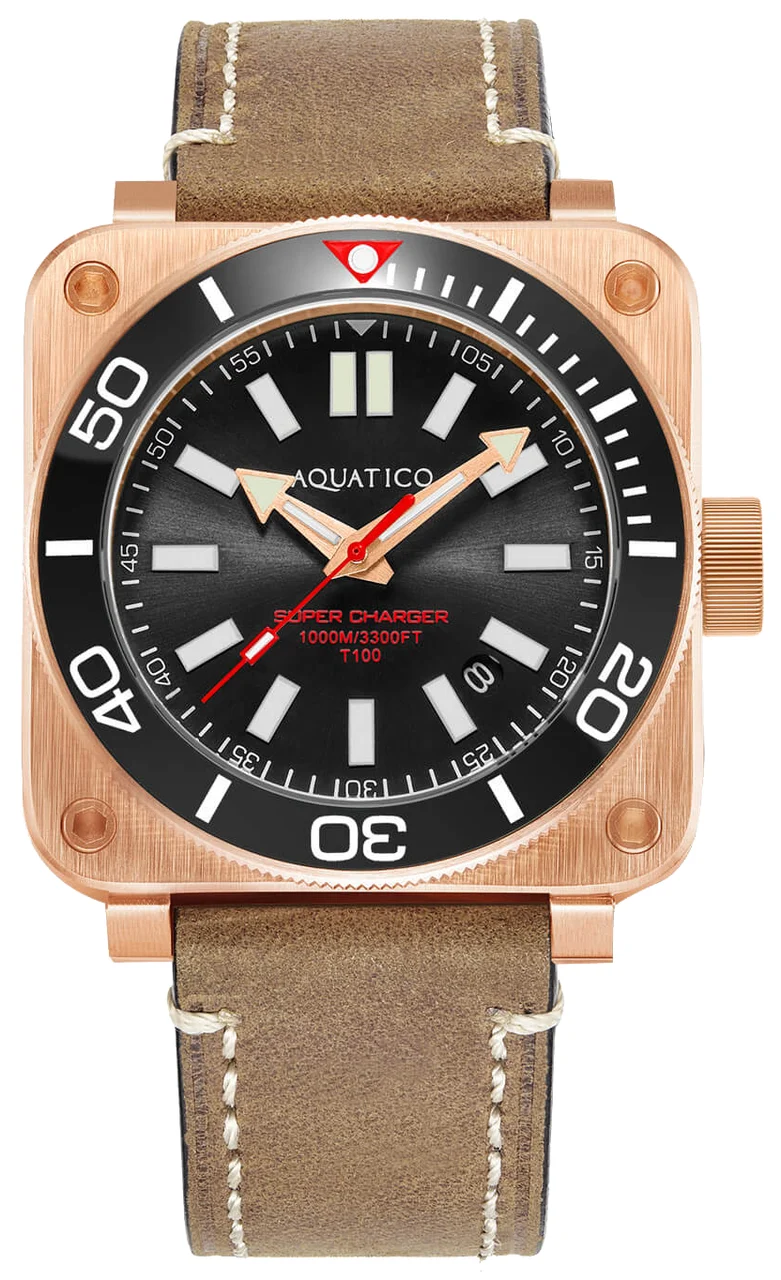 AQUATICO Super Charger AQ034 44 mm kol saati