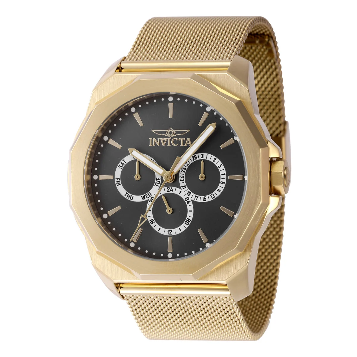Invicta Specialty MXII Watch - 44mm. Gold (47636) 44 mm kol saati