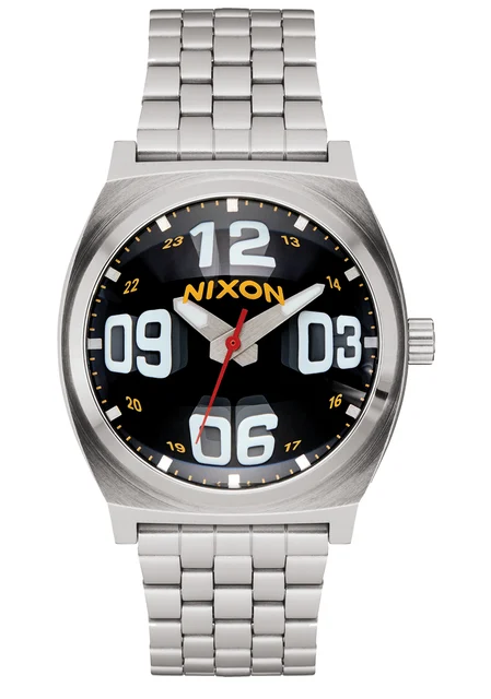 Nixon US Time Teller - Fisheye / Silver / Black A045-5321-00 kol saati