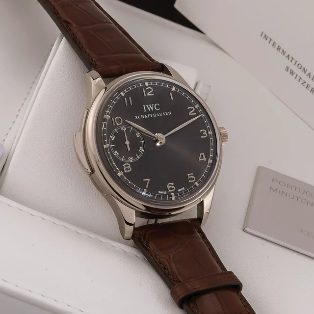 IWC IWC REF. 5242 PORTUGUESE MINUTE REPEATER WHITE GOLD kol saati