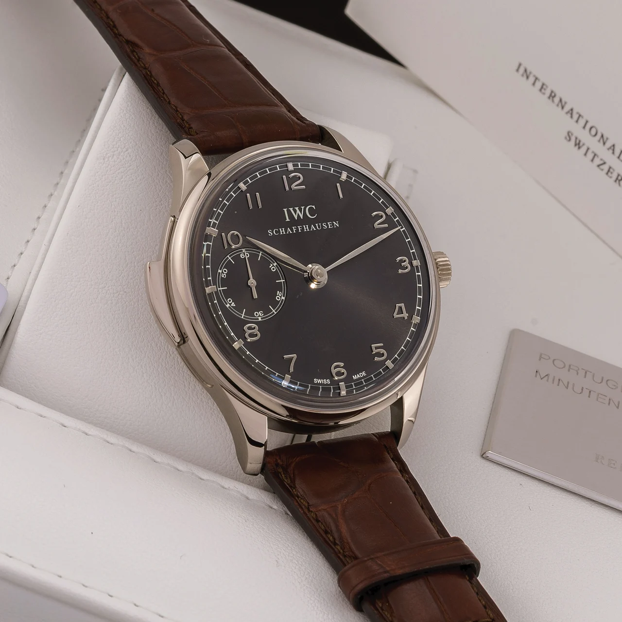 IWC IWC REF. 5242 PORTUGUESE MINUTE REPEATER WHITE GOLD kol saati