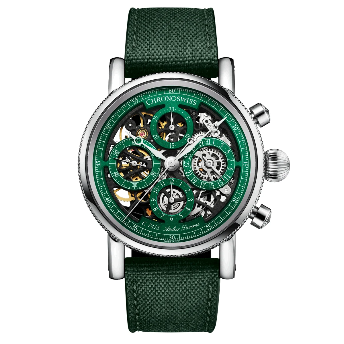 ChronoSwiss Opus CH-7543T.1S-DGR 30 mm kol saati