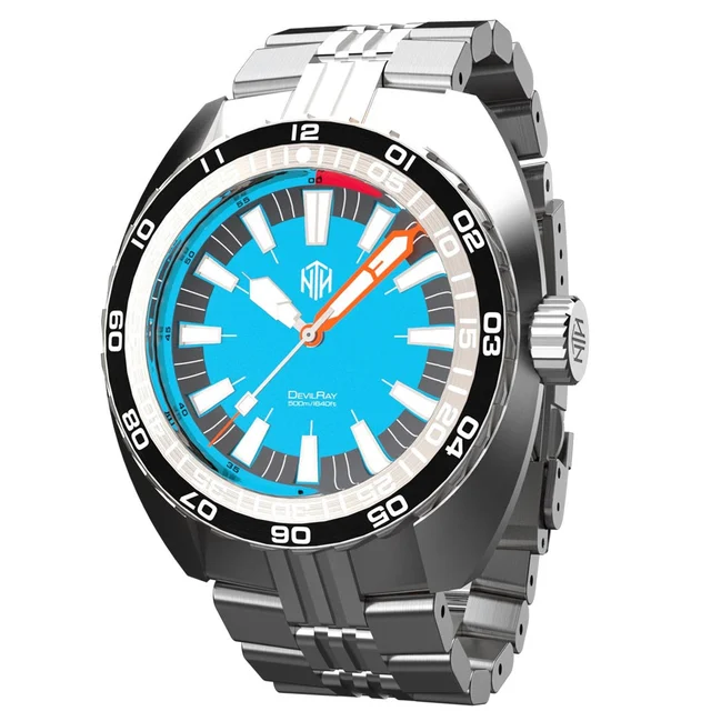 NTH DevilRay 500-Meter Automatic Dive Watch with an AR Sapphire Crystal #WW- -DRTN WW-NTH-