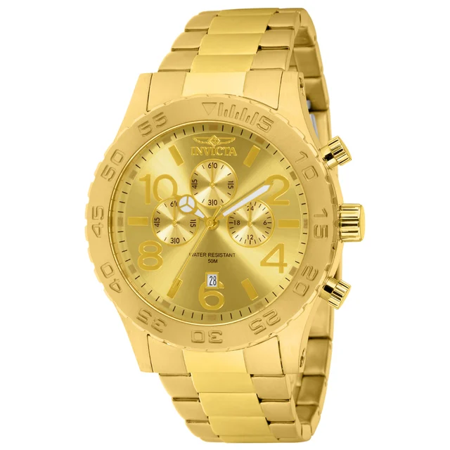 Invicta Specialty Pulse Watch - 50mm. Gold (1270) kol saati