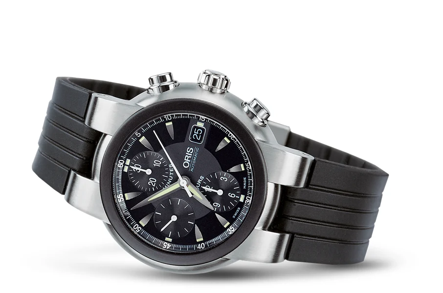 Oris Chronograph 2000 01 674 7521 4464-07 4 24 14 42.5 mm kol saati