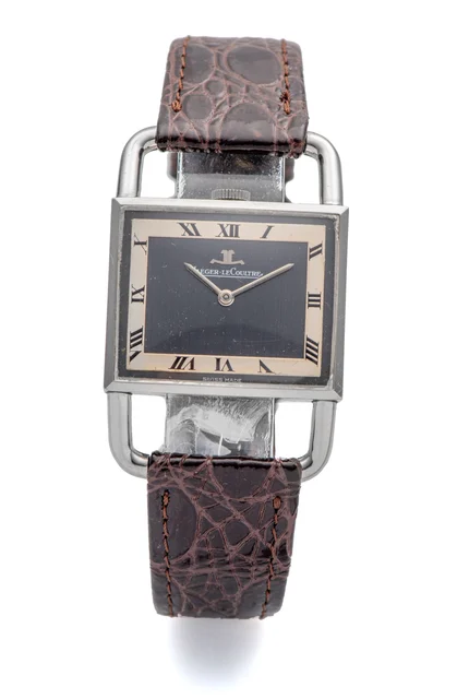 Jaeger-Lecoultre Ref. 9041, stirrup-shaped; so-called “Grand Etrier”; stainless steel kol