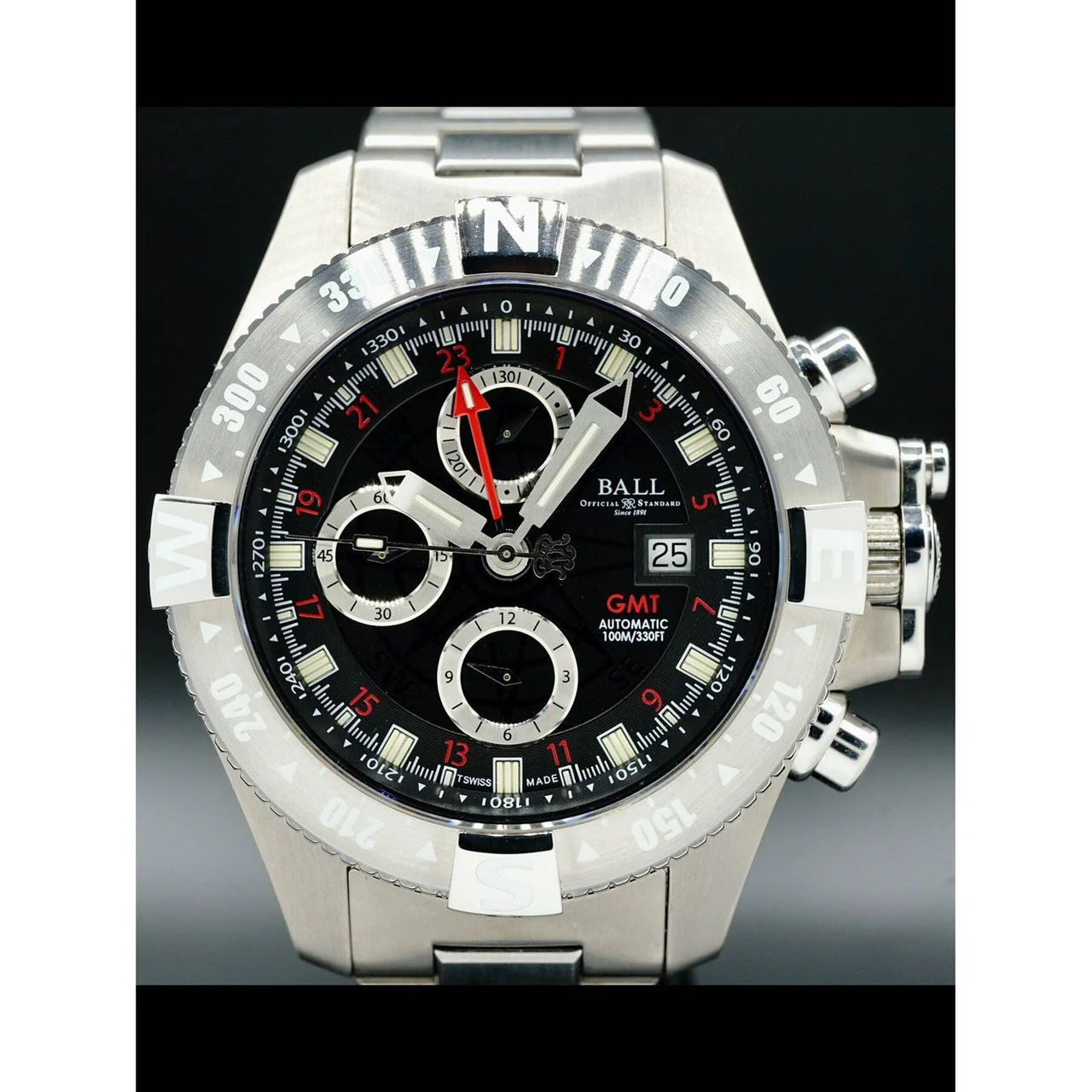 Ball Engineer Hydrocarbon Spacemaster DC2036C-S-BK 210000009432 45 mm kol saati