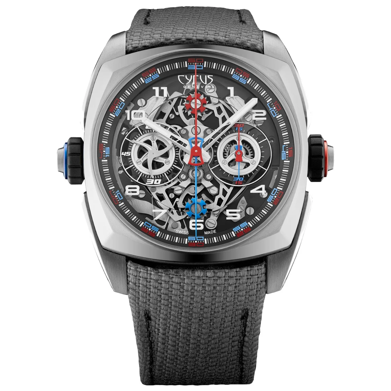 Cyrus Klepcys Dice Titanium 539.508.TT.A 42 mm kol saati
