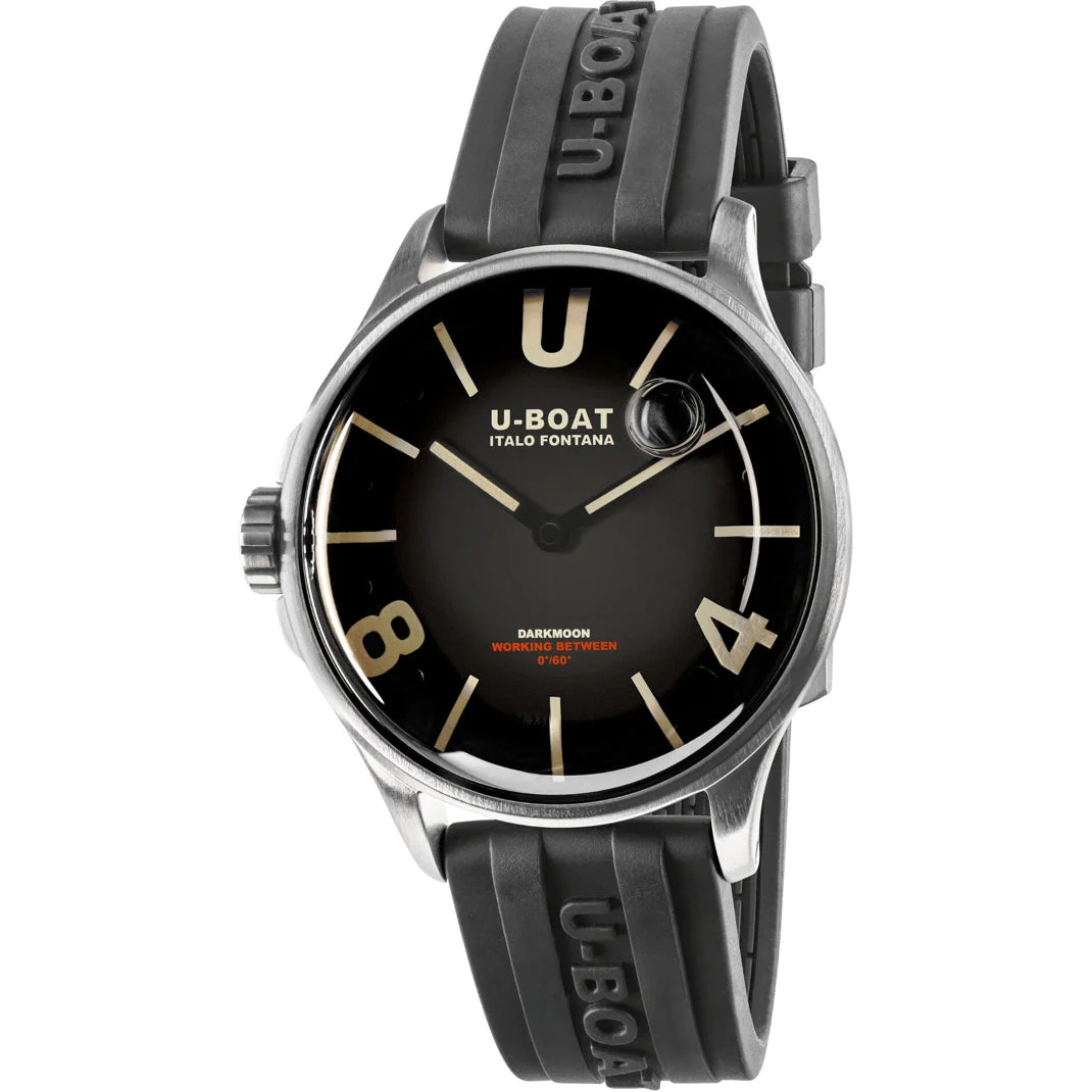 U-Boat Darkmoon 40mm Black SS 9018/A 40 mm kol saati