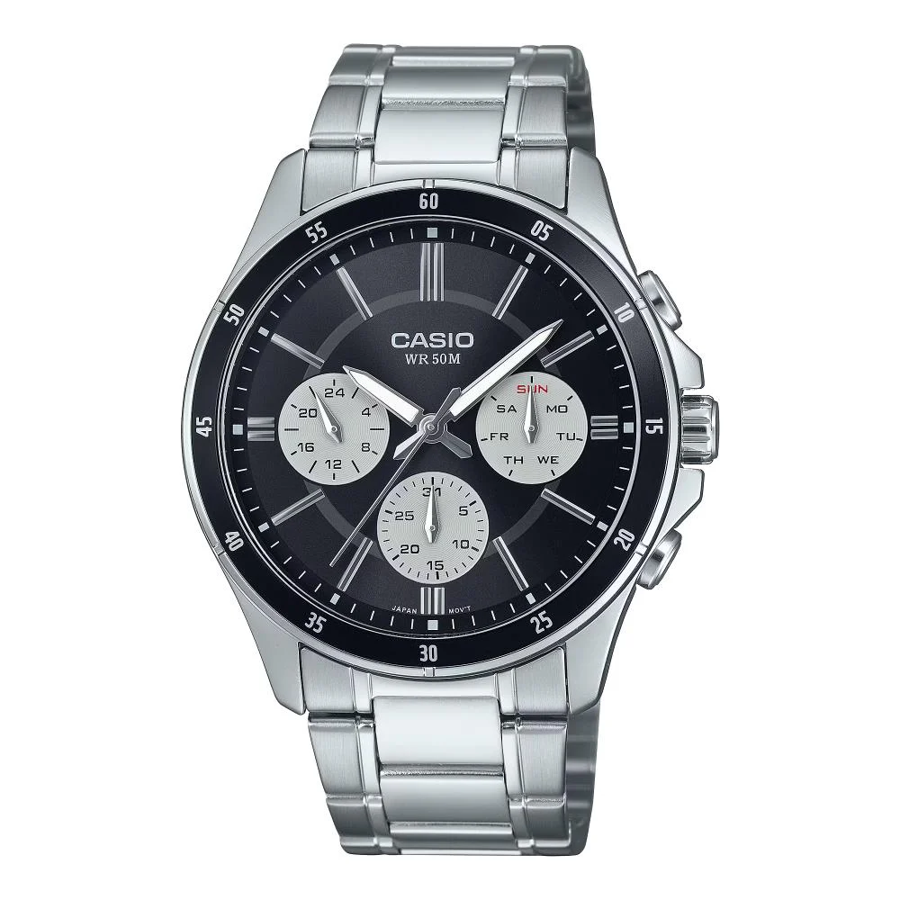 Casio MTP-1374D-1A3VDF-P 44 mm kol saati