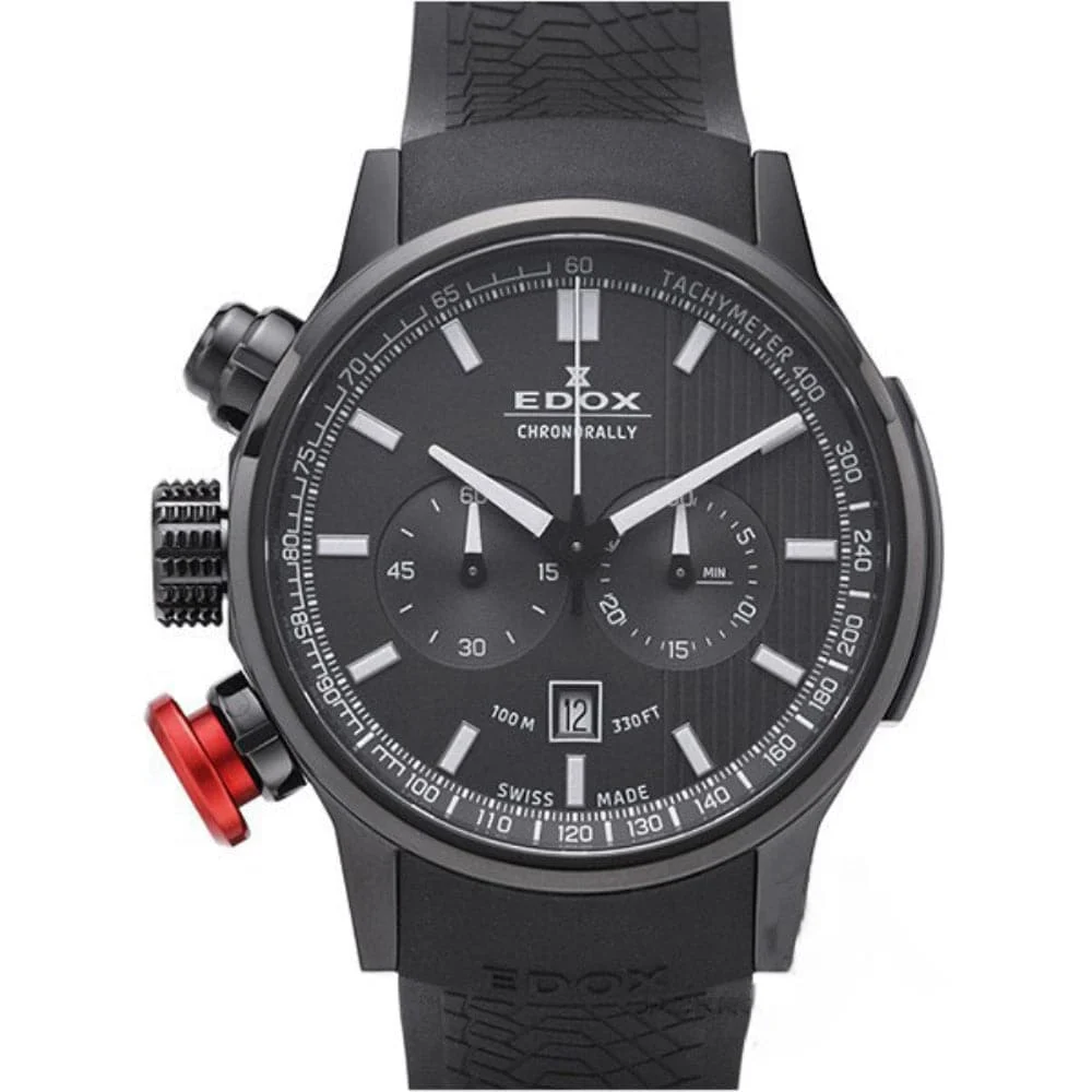 EDOX Chronorally ED10302-37N-GIN 45 mm kol saati