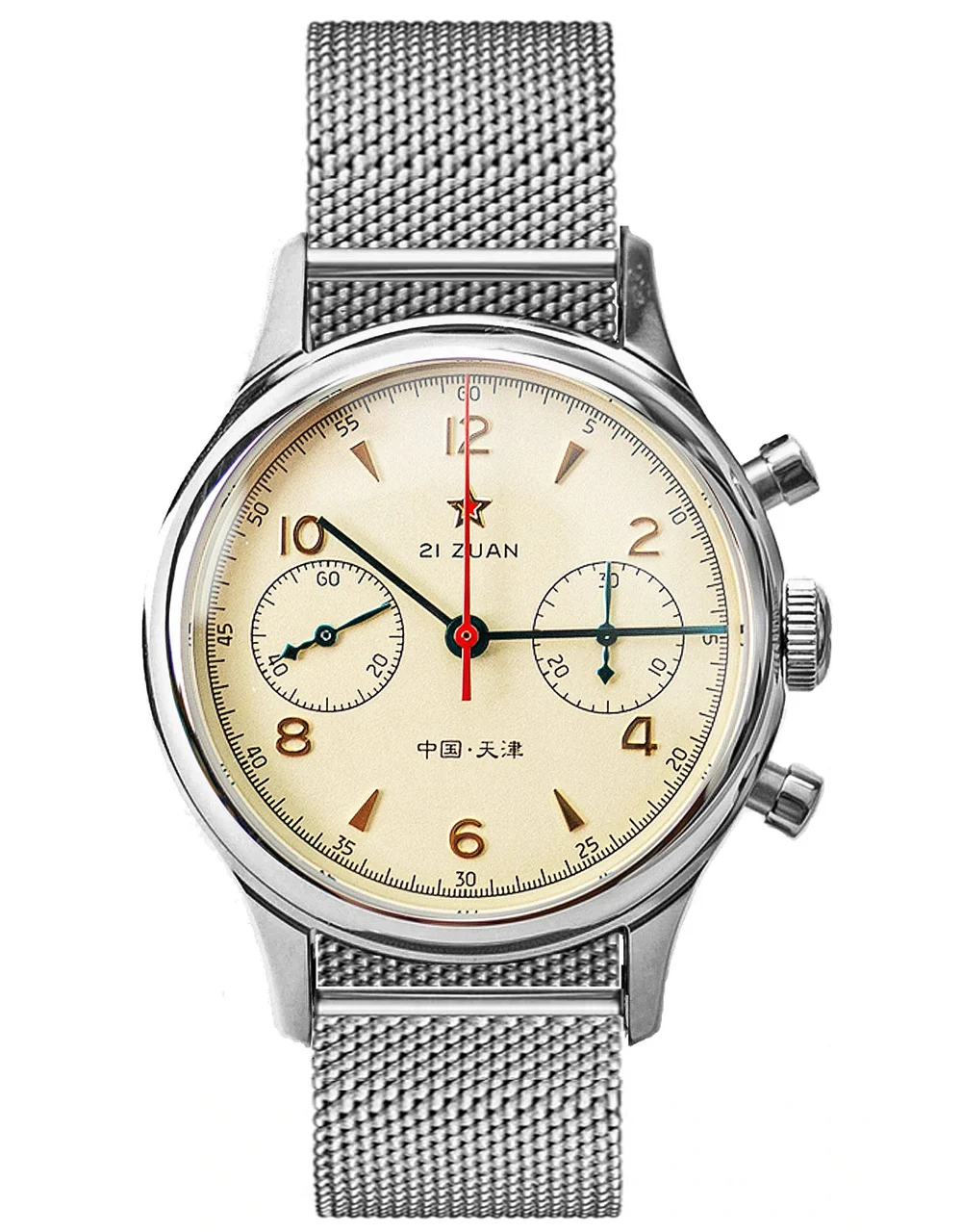 Sugess Chrono Heritage SU1963M-K 38 mm kol saati